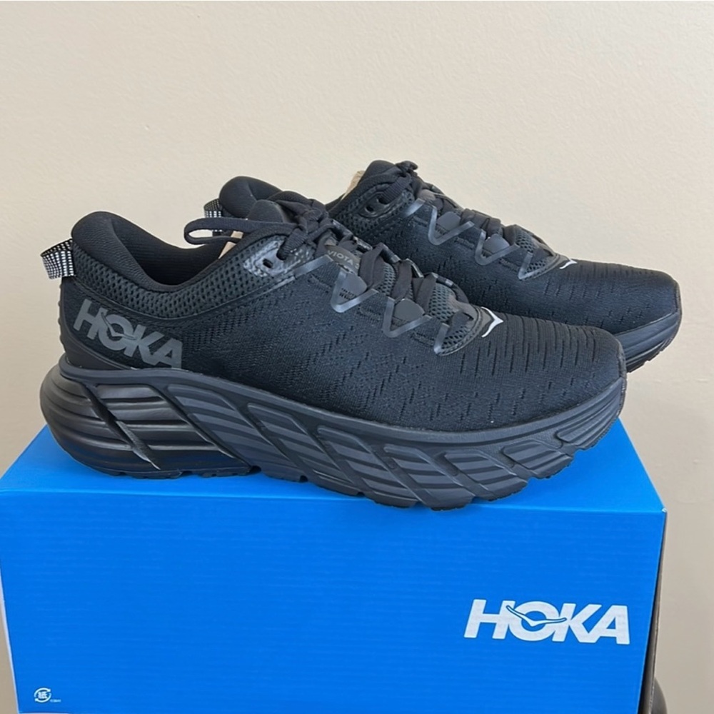 NIB all black HOKA shoes HOKA Gaviota 3